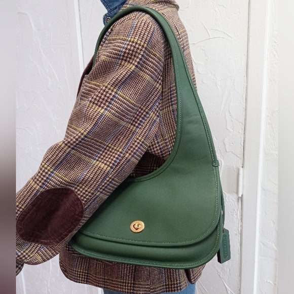 Coach Cashin Carry Crescent, Limited Re-Edition 1973, Hunter Green - Picture 3 of 15